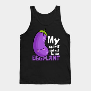 Eggplant Essence: My Unique Spirit Vegetable Tank Top